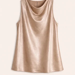 TOP SATINADO CHAMPAN PENELOPE