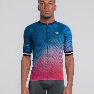 Camisa manga corta Snap Azul