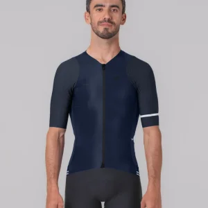 Camiseta Manga Corta Essential Azul Oscuro