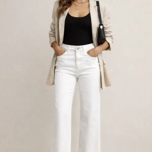 PANTALON VAQUERO PUSH UP WHITE