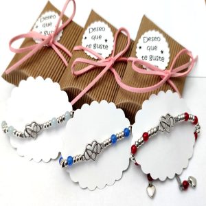PULSERAS MUJER CON BOLAS Y ABALORIO “AMOR INFINITO”