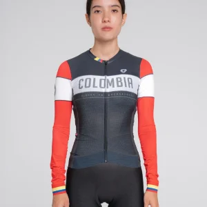 Camiseta Manga Larga Colombia Roja