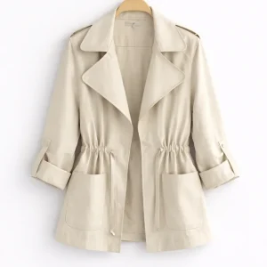 CHAQUETA SAFARI DONNA BEIGE