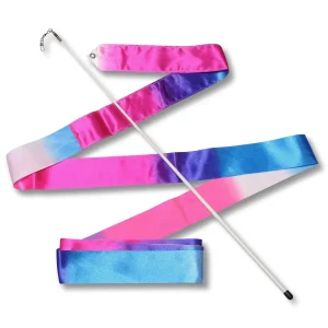 Cinta para Gimnasia Rítmica con Varilla 56 cm INDIGO Multicolor