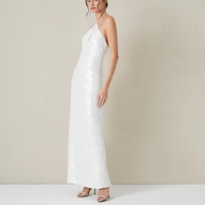 VESTIDO HALTER LENTEJUELA