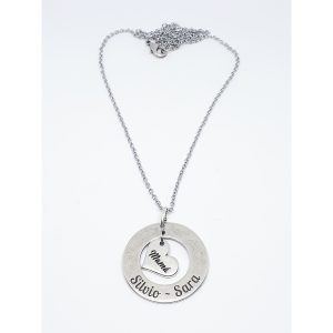 COLLAR PERSONALIZADO PARA MAMÁ PARA EL DÍA DE LA MADRE “TODO CORAZÓN MAMÁ”