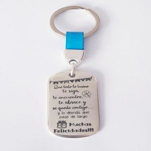 LLAVERO PERSONALIZADO PARA CUMPLEAÑOS “MUCHAS FELICIDADES”