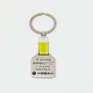 LLAVERO PERSONALIZADO “CÓDIGO SPOTIFY CON MENSAJE”
