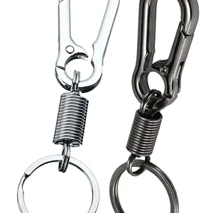 LLAVERO MOSQUETON ACERO INOXIDABLE