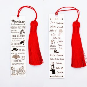 MARCAPÁGINAS PERSONALIZADO PARA PROFESORA DE FLAMENCO