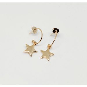 PENDIENTES DORADOS ESTRELLAS