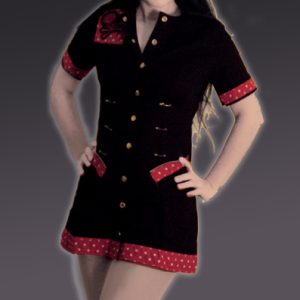 Hellraiser – Vestido punk rock corto