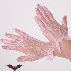Mylady – Guantes góticos de encaje rosa