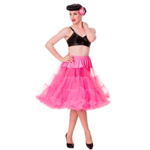 Pin up Petticoat – Cancan pin up en color rosa fuerte