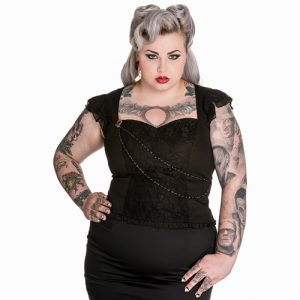 Ophelia – Corpiño gótico en tallas grandes