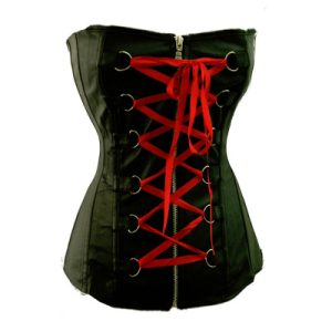Lorelai Red – 3 corsets en 1 incluye una cinta roja y otra rosa malva