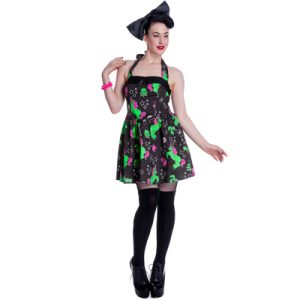 I heart zombie – Vestido punk corto