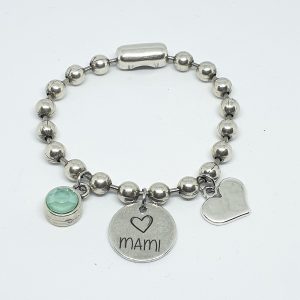 PULSERA PERSONALIZADA PARA MAMÁ PARA EL DÍA DE LA MADRE “MAMI”