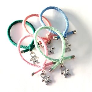 PULSERA ELÁSTICA NUDO PERSONALIZADA NIÑO COMUNIÓN